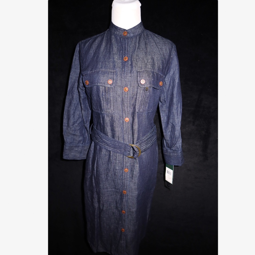 NWT Lauren Ralph Lauren Light Denim Dress